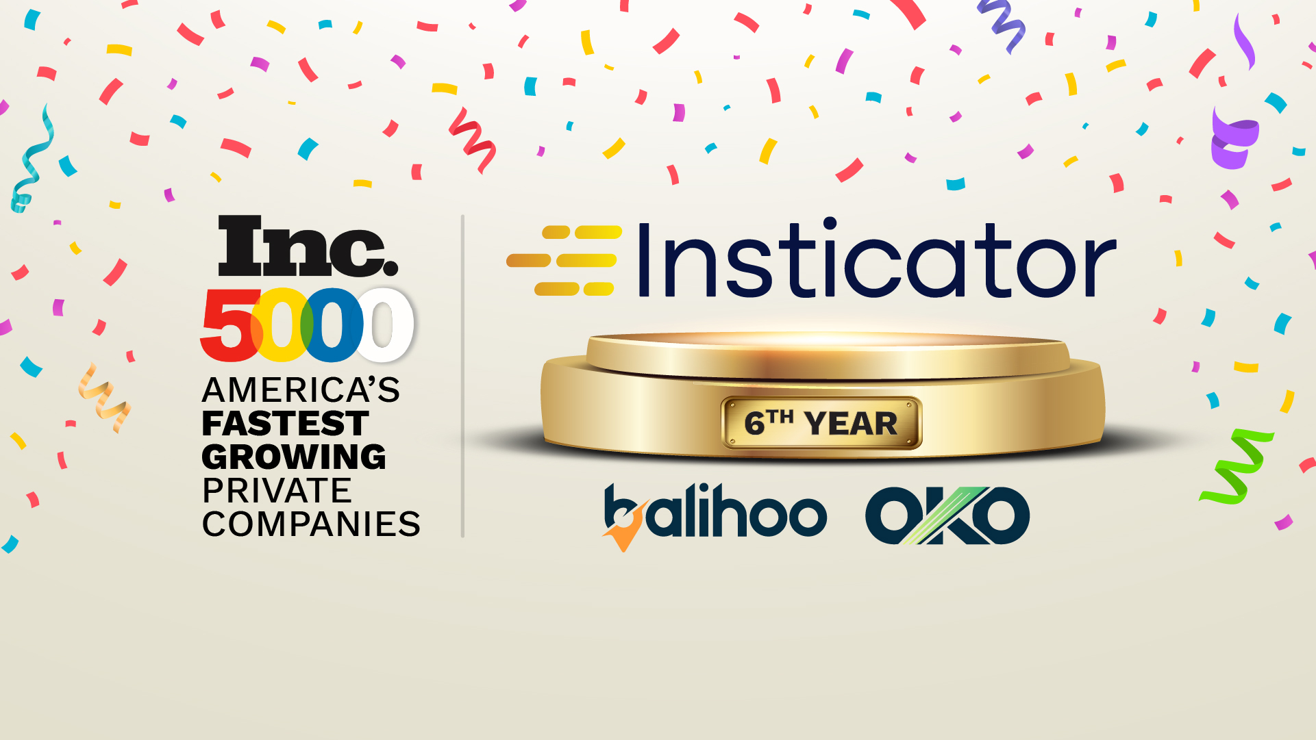 Insticator Named to Inc. 5000’s ‘Fastest-Growing Companies’ List for the 6th Time